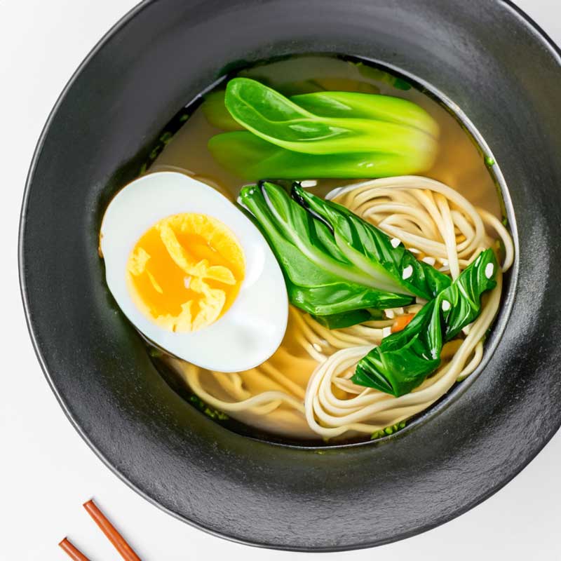 Featured image for “Soba Noodle Soup with Greens and Egg”