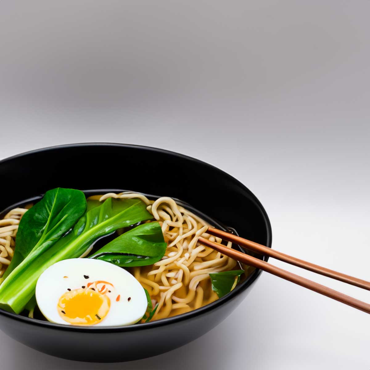 Soba Noodle Soup with Greens and Egg - Hakubaku USA | Authentic Noodles